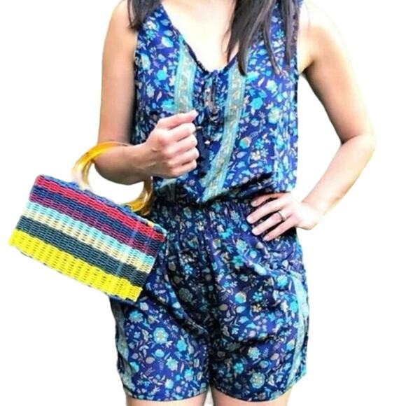 RAGA Pants - RAGA Floral Boho Romper